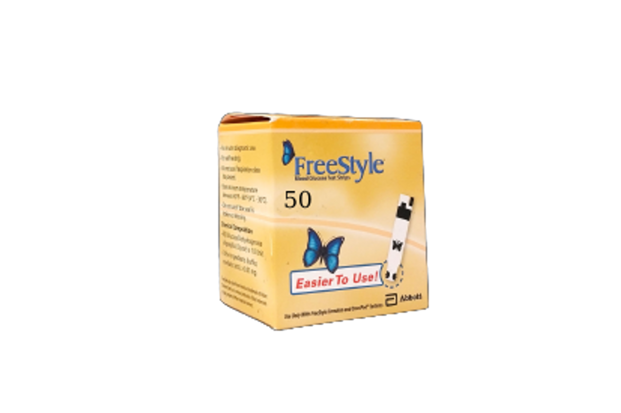 Freestyle Test Strips 50 Ct – No-Coding Blood Glucose Test Strips for Diabetes Management